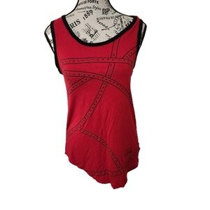 Michael‎ Jackson Cirque Du Soleil "One" Red Tank Top Size M